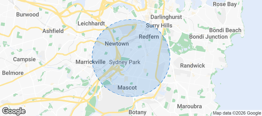 Alexandria Airbnb map